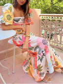 Valmare | Vestido Largo Floral Mediterráneo