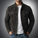Chaqueta con botones para hombre