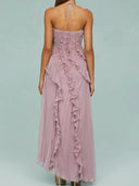 Valmare | Vestido de Fiesta Rosa Elegante
