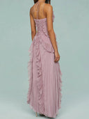 Valmare | Vestido de Fiesta Rosa Elegante