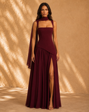 Valmare | Vestido Largo Burdeos