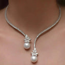 Sorin - Collar con colgante de doble gota