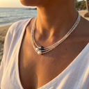 Zelia - Collar de tres hilos
