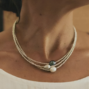 Zelia - Collar de tres hilos