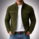 Chaqueta con botones para hombre