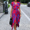 Fez | Vestido cruzado con estampado floral