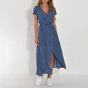 Fez | Vestido cruzado con estampado floral
