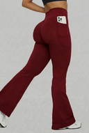 Legging Flare Cintura en V Latte – Ajuste favorecedor