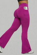 Legging Flare Cintura en V Latte – Ajuste favorecedor