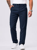 Pantalón formal Elegancia fundida en confort
