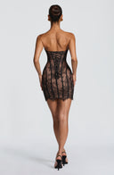 Vestido mini Sian en negro