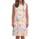 💥 Oferta especial 50% de descuento 💥 Vestido plisado sin mangas con estampado floral para mujer