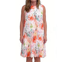 💥 Oferta especial 50% de descuento 💥 Vestido plisado sin mangas con estampado floral para mujer
